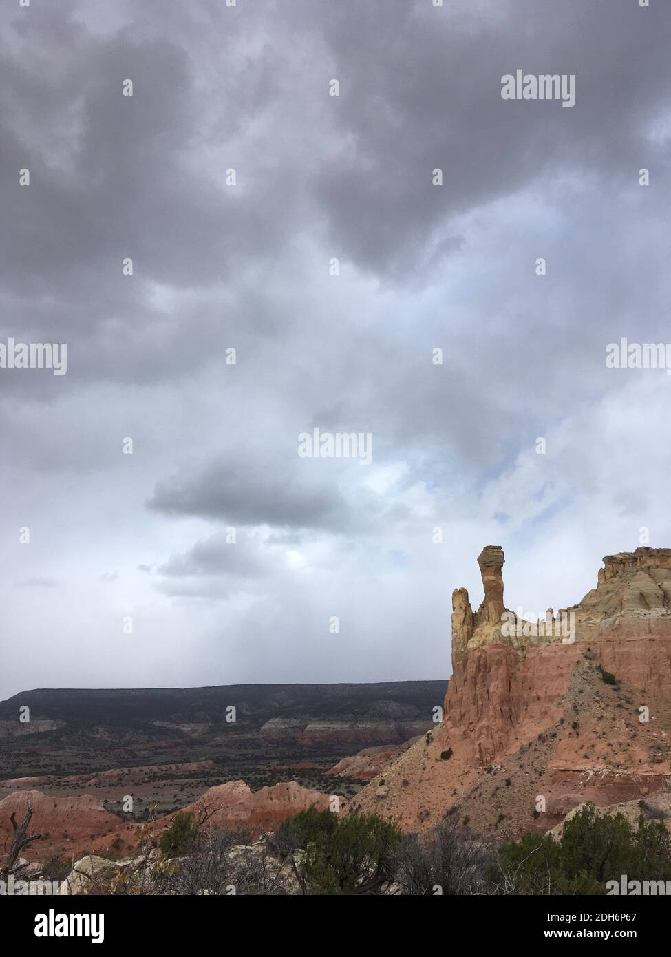 Chimney Rock - Ghost Ranch, New Mexico Stockfoto