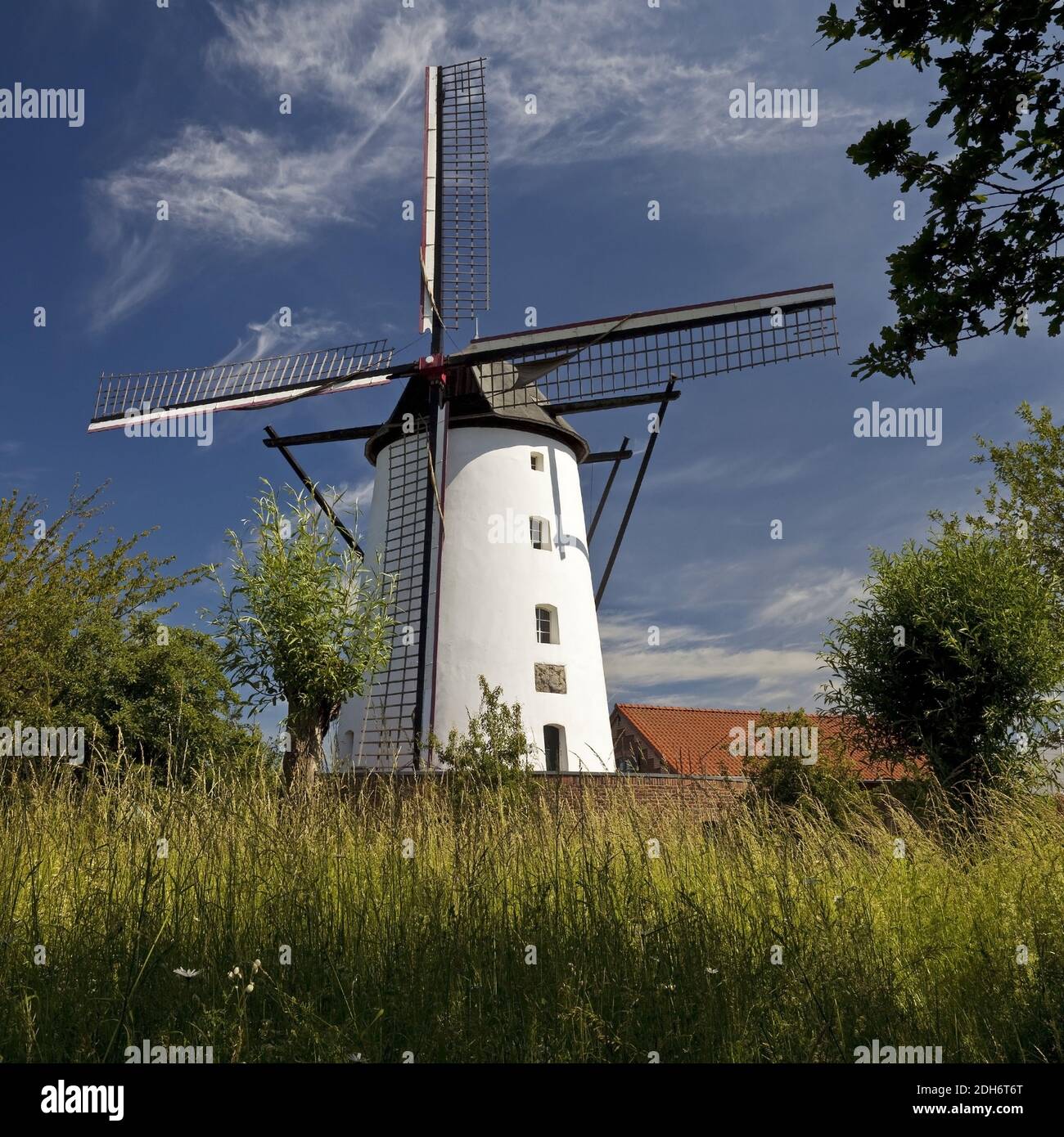 Brauns Mühle, Kaarst, Niederrhein, Nordrhein-Westfalen, Deutschland, Europa Stockfoto