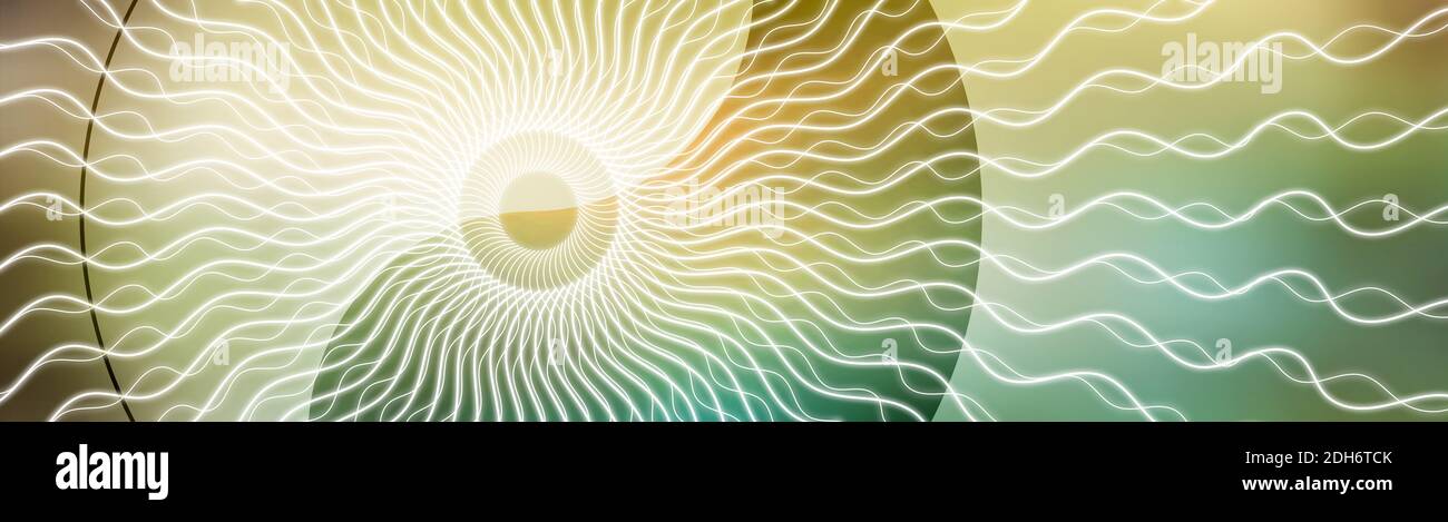 Yin, Yang, Medizin, chinesisch, tcm, Symbol, Zeichen, texturiertes Banner Stockfoto