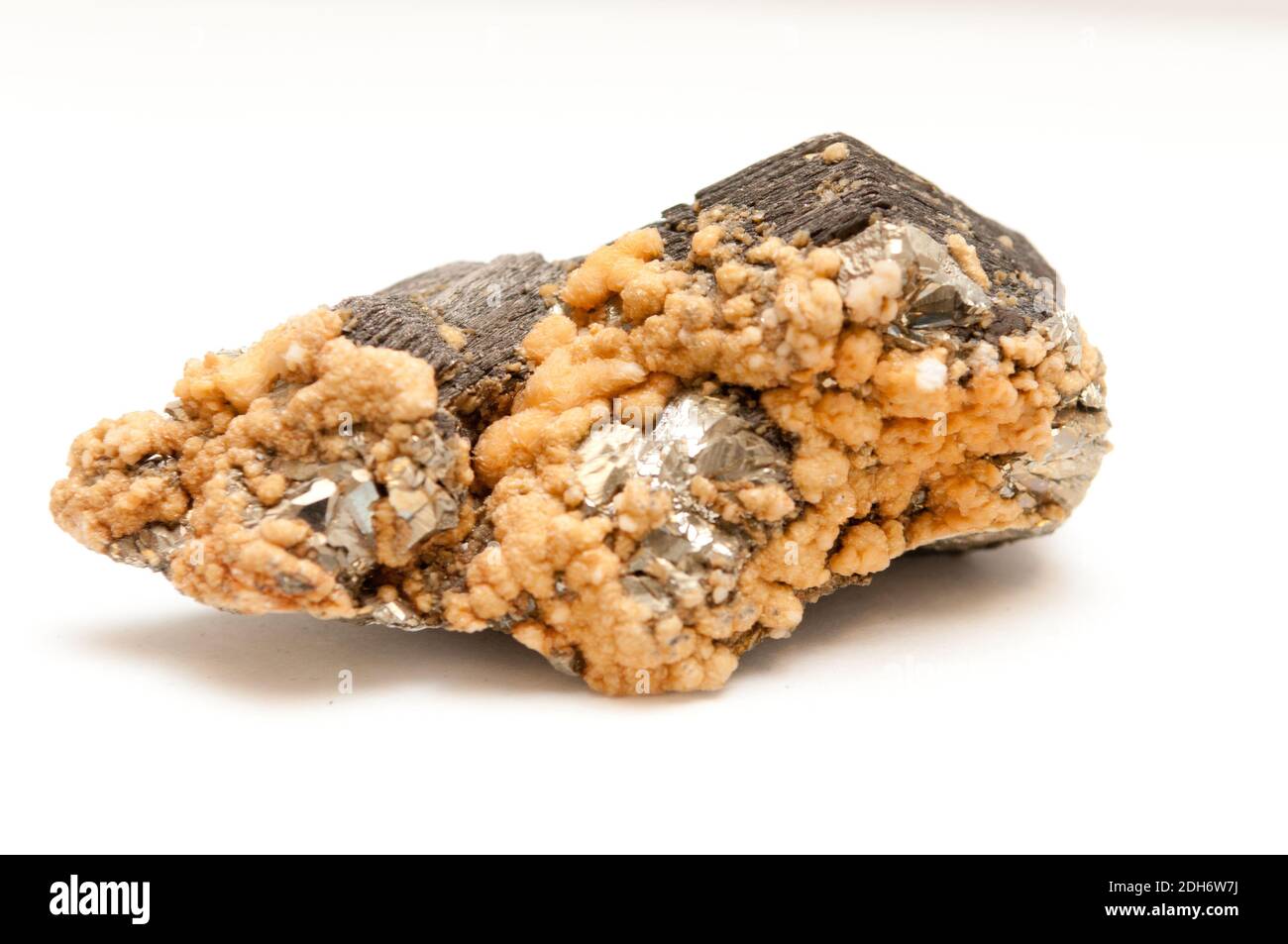 Pyrrhotit-Eisen-Sulfid-Seltene Erden-Mineral Stockfoto