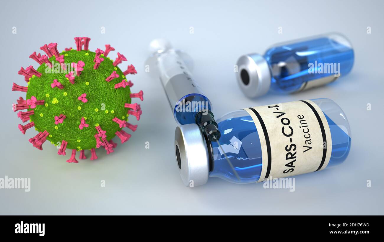 Coronavirus-Impfstoff Stockfoto