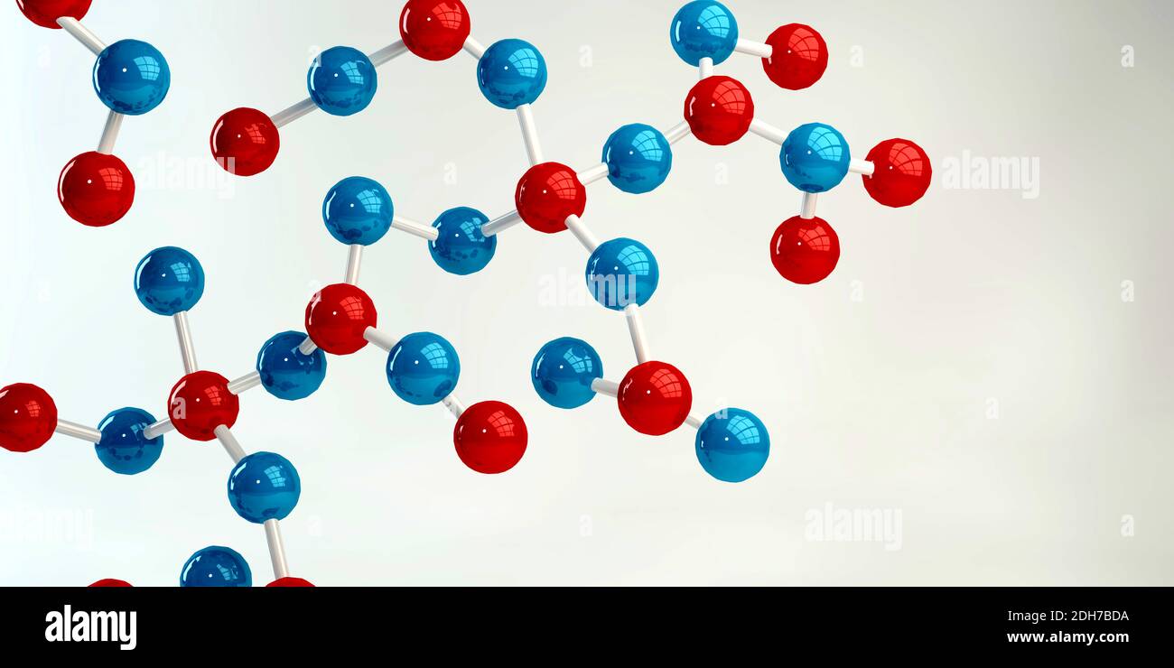 Molekül Hintergrund Stockfoto