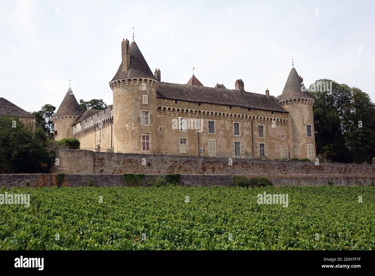 Rully Castle Stockfoto