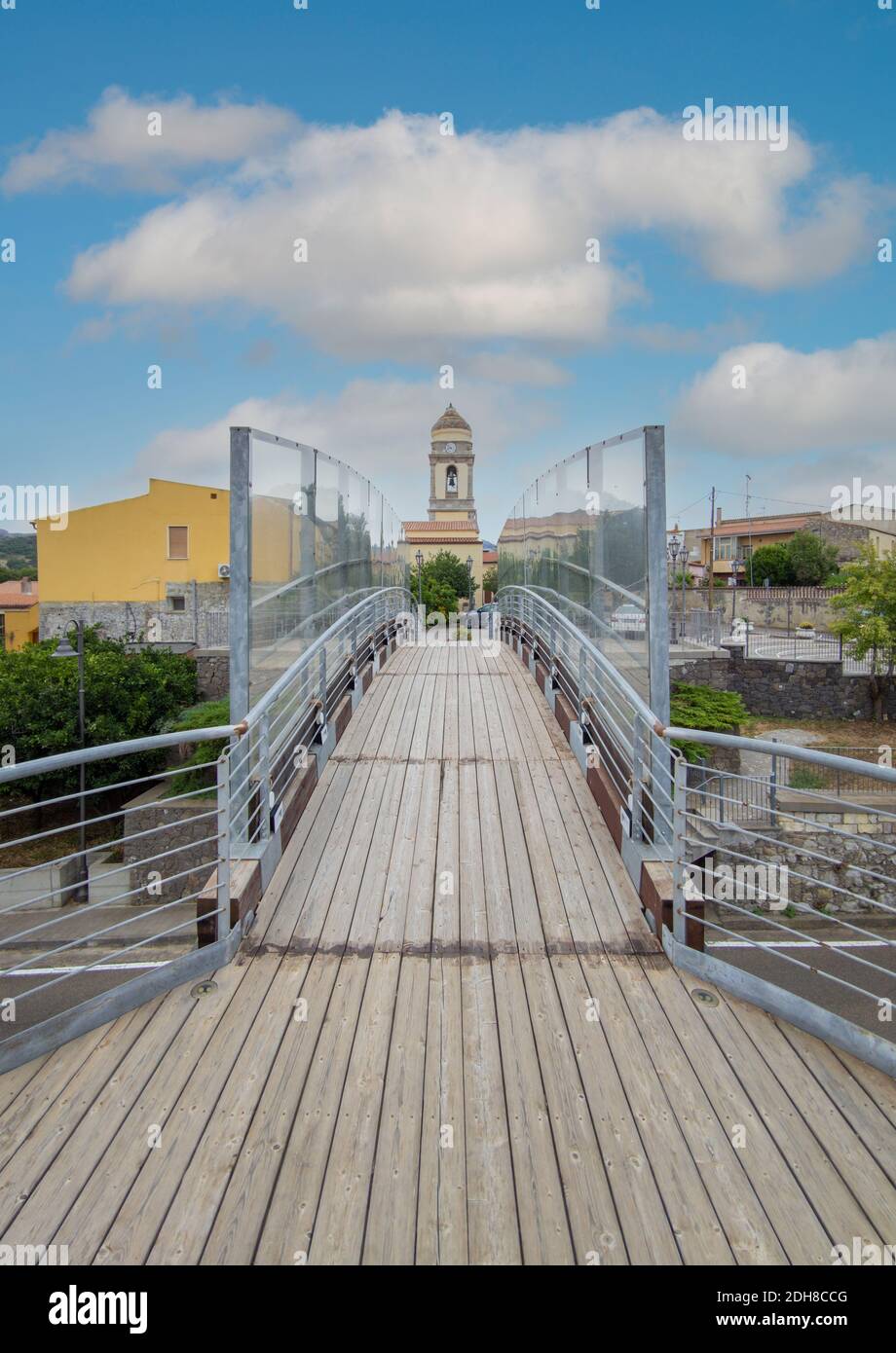 Sennariolo (Italien) - das schöne historische Zentrum einer der kleinsten Gemeinden in Sardinien Region und Insel, mit nur 168 Einwohnern, Oristano Stockfoto