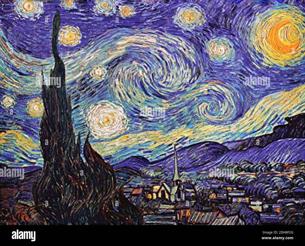 Sternennacht Starry Night Van Gogh The starry night vincent van gogh -Fotos und -Bildmaterial in hoher