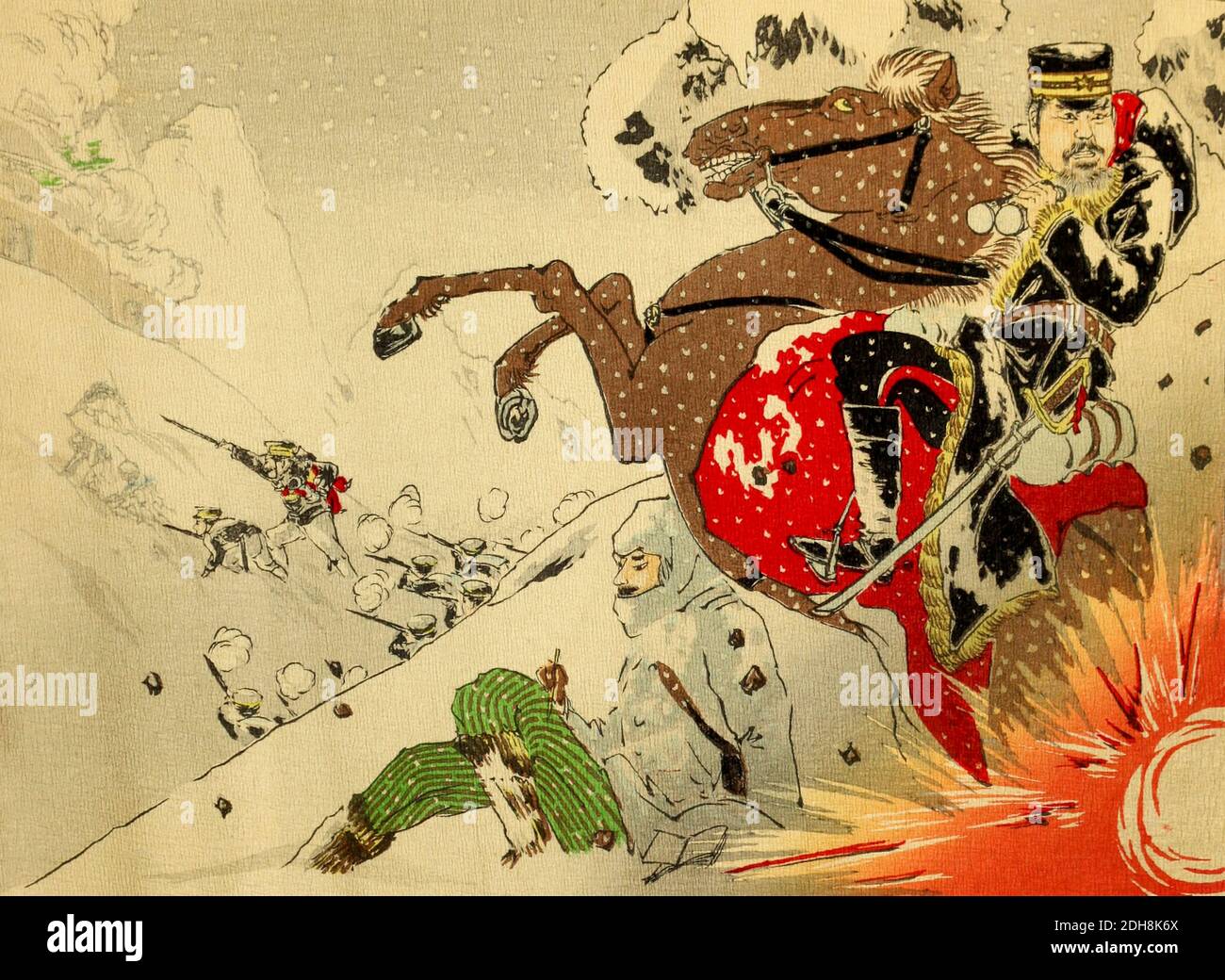 Japanese soldiers sino japanese war china Fotos und Bildmaterial in