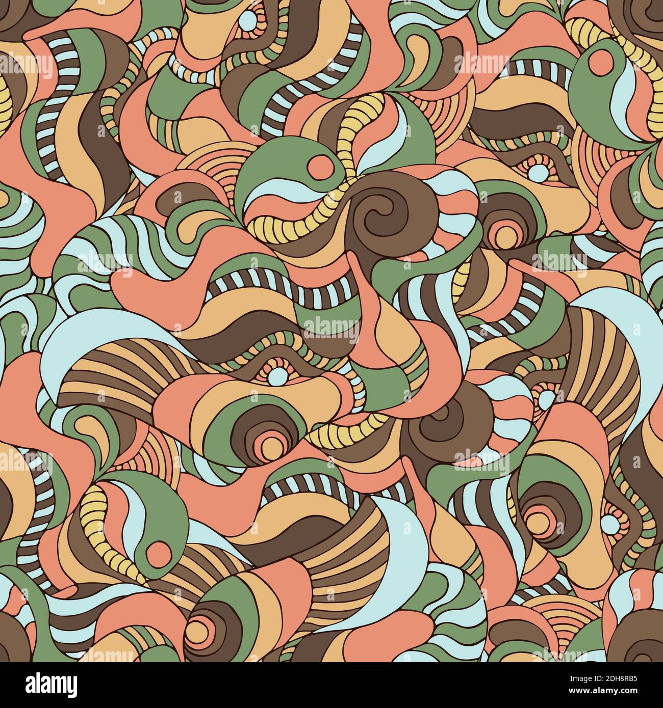 Nahtloses Muster kann für Tapete, Musterfüllungen, Webseiten-Hintergrund, Oberflächenstrukturen verwendet werden. Stock Vektor