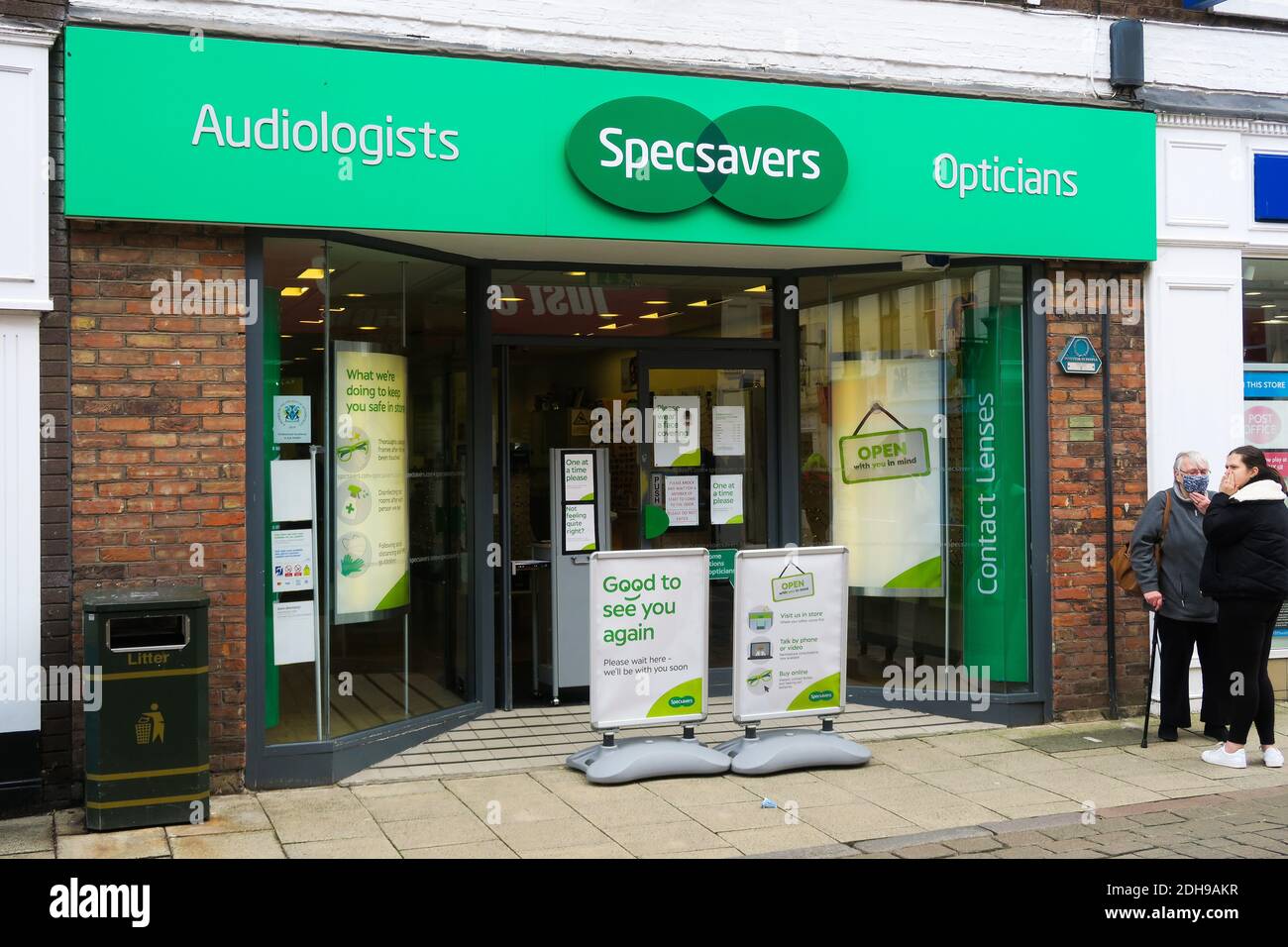 Specsavers in Kings Lynn. Stockfoto