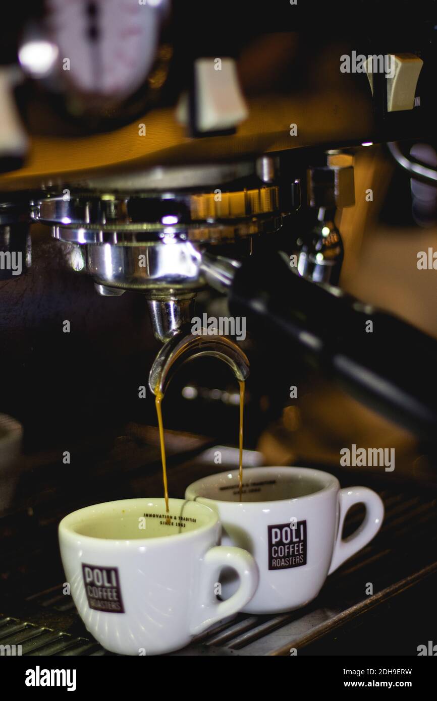 Kaffee Zeit Stockfoto
