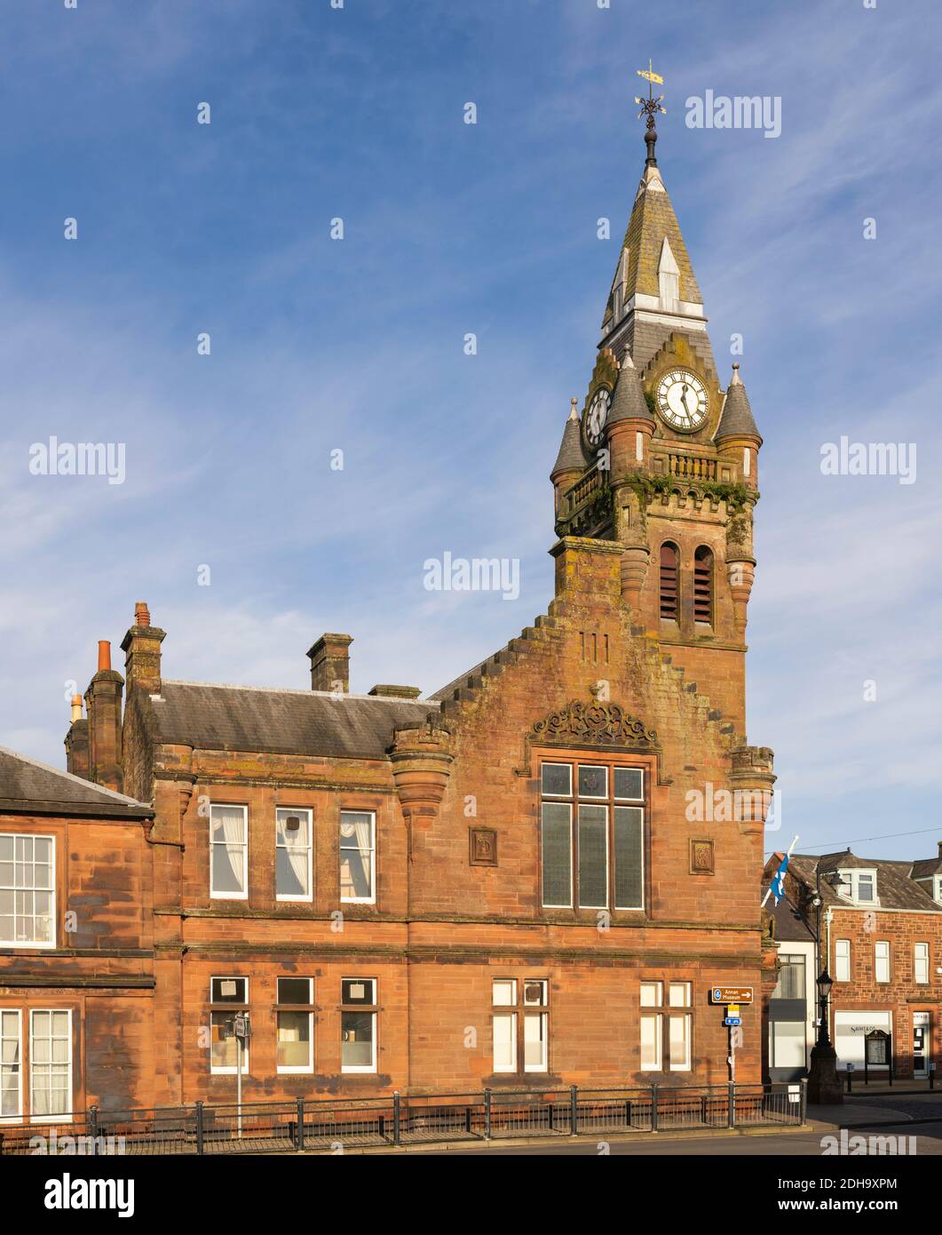 Rathaus Annan Dumfries und Galloway Schottland Großbritannien Stockfoto