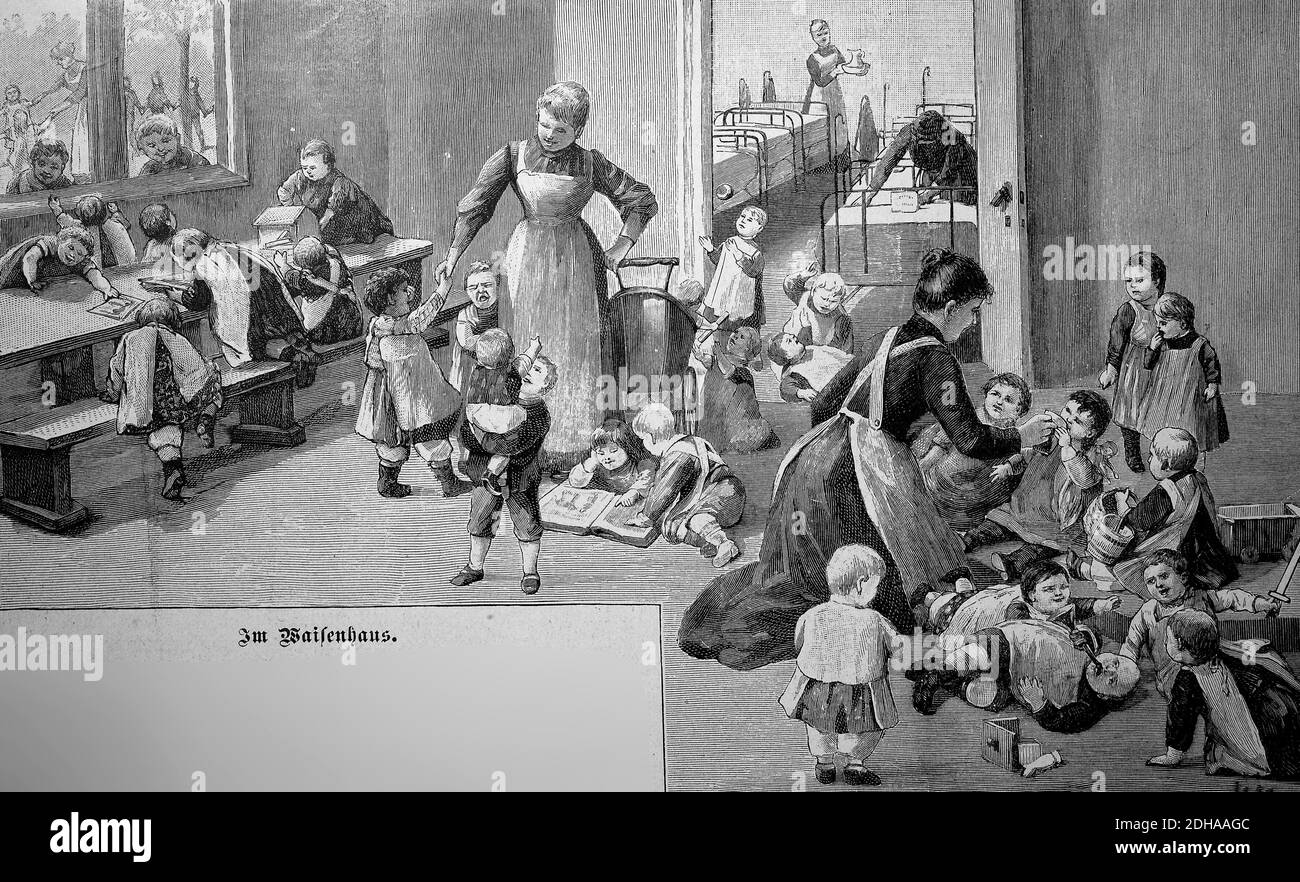 Geschichte Des 19 Jahrhunderts Waisenhaus aus dem 19 jahrhundert -Fotos und -Bildmaterial in hoher