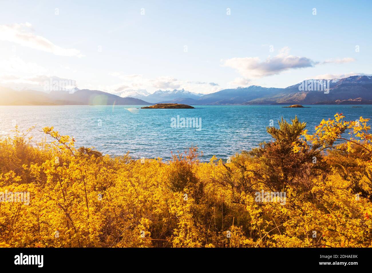 Herbst in Patagonien Stockfoto