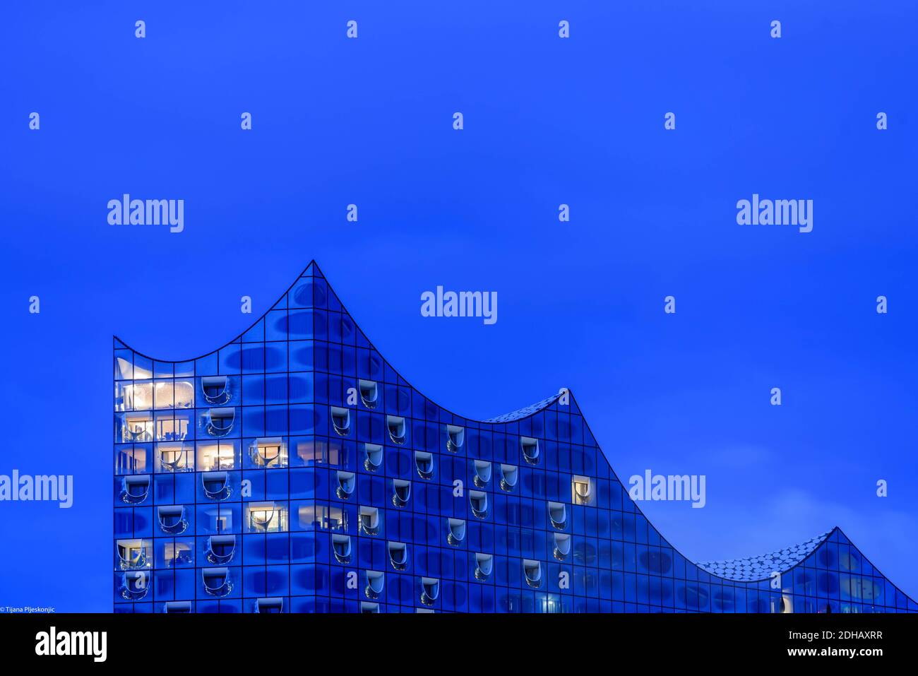 Elbphilharmonie, das lang erwartete Architekturwunder Hamburgs Stockfoto