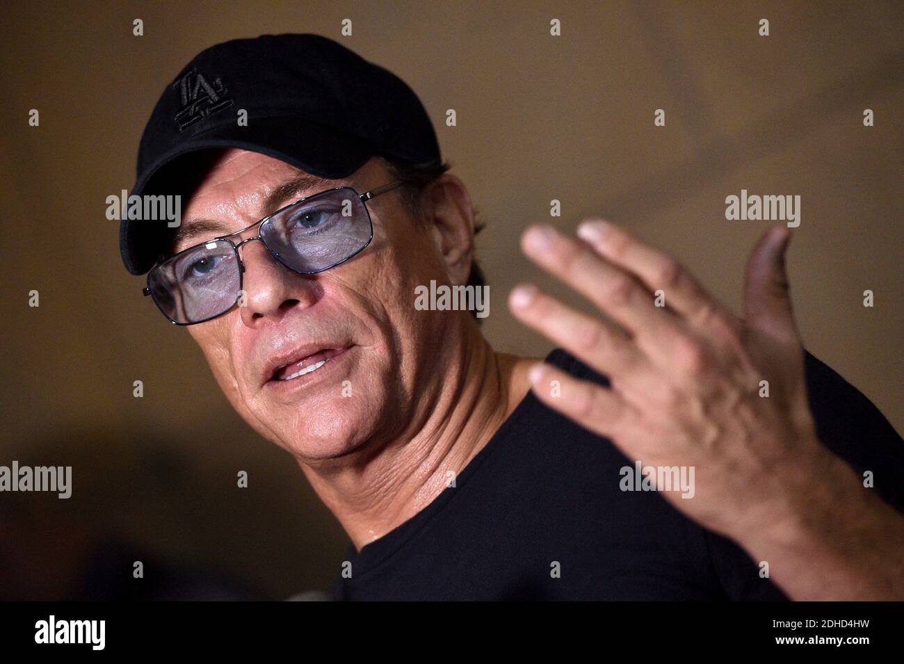 Jean-Claude Van Damme nimmt am 9. Oktober 2017 in Los Angeles, CA, USA, an der Beyond Fest-Vorführung und dem Cast/Creator Panel der exklusiven Serie 'Jean-Claude Van Johnson' von Amazon Prime Video Teil. Foto von Lionel Hahn/ABACAPRESS.COM Stockfoto