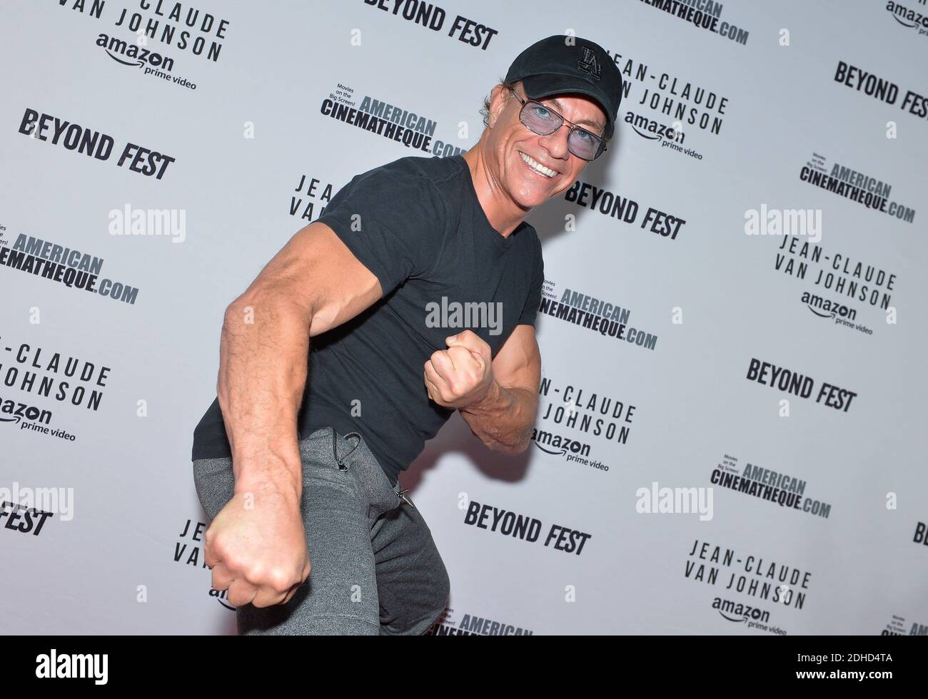 Jean-Claude Van Damme nimmt am 9. Oktober 2017 in Los Angeles, CA, USA, an der Beyond Fest-Vorführung und dem Cast/Creator Panel der exklusiven Serie 'Jean-Claude Van Johnson' von Amazon Prime Video Teil. Foto von Lionel Hahn/ABACAPRESS.COM Stockfoto