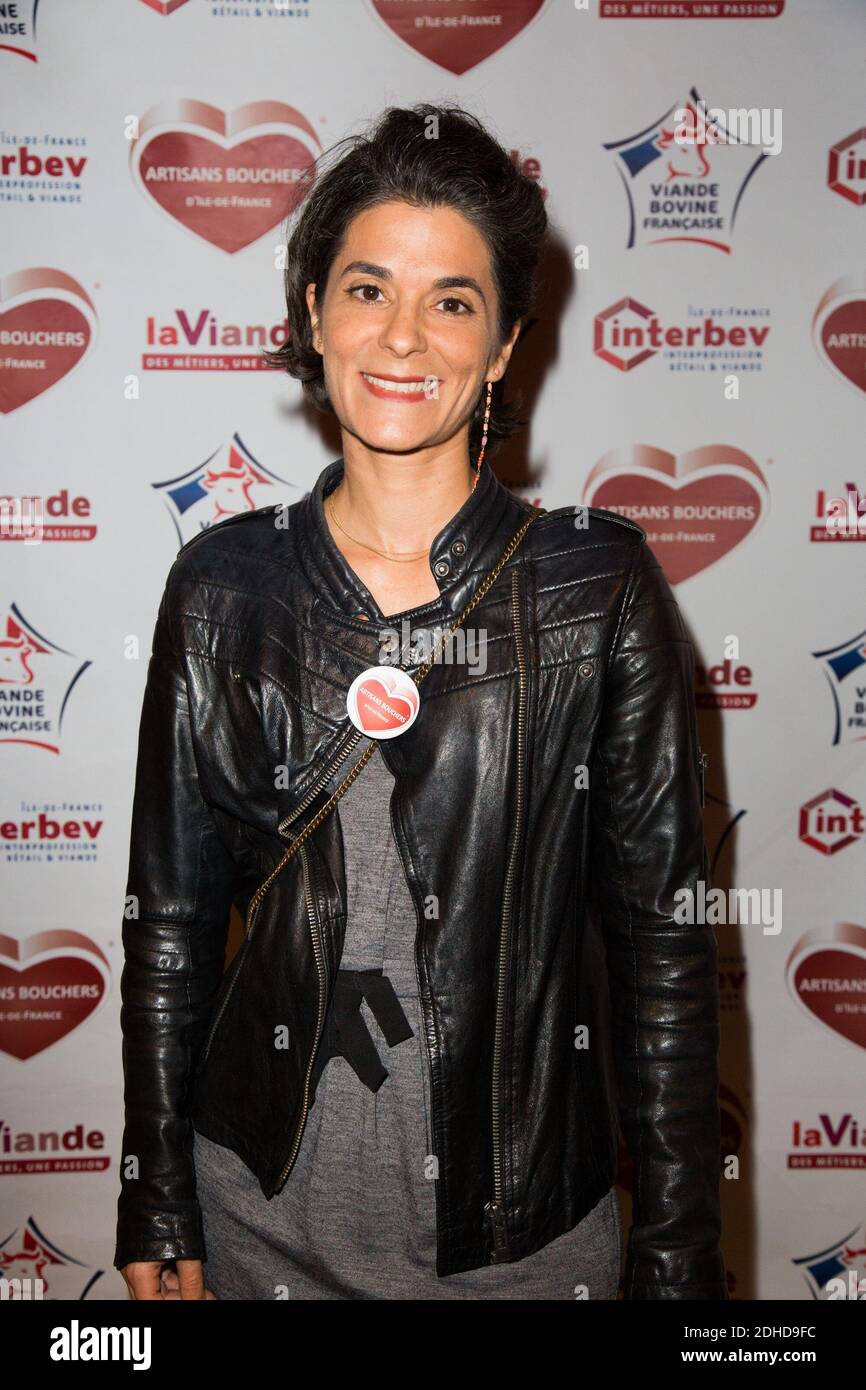 Olivia Polski, adjointe a la maire en Charge du Commerce, de l'artisanat et des Professions liberales et independentes à la soirée 'Le boeuf à la Mode' au Restaurant 'Le Louchébem à Paris, France le 12 Octobre 2017, Frankreich. Foto von Nasser Berzane/ABACAPRESS.COM Stockfoto