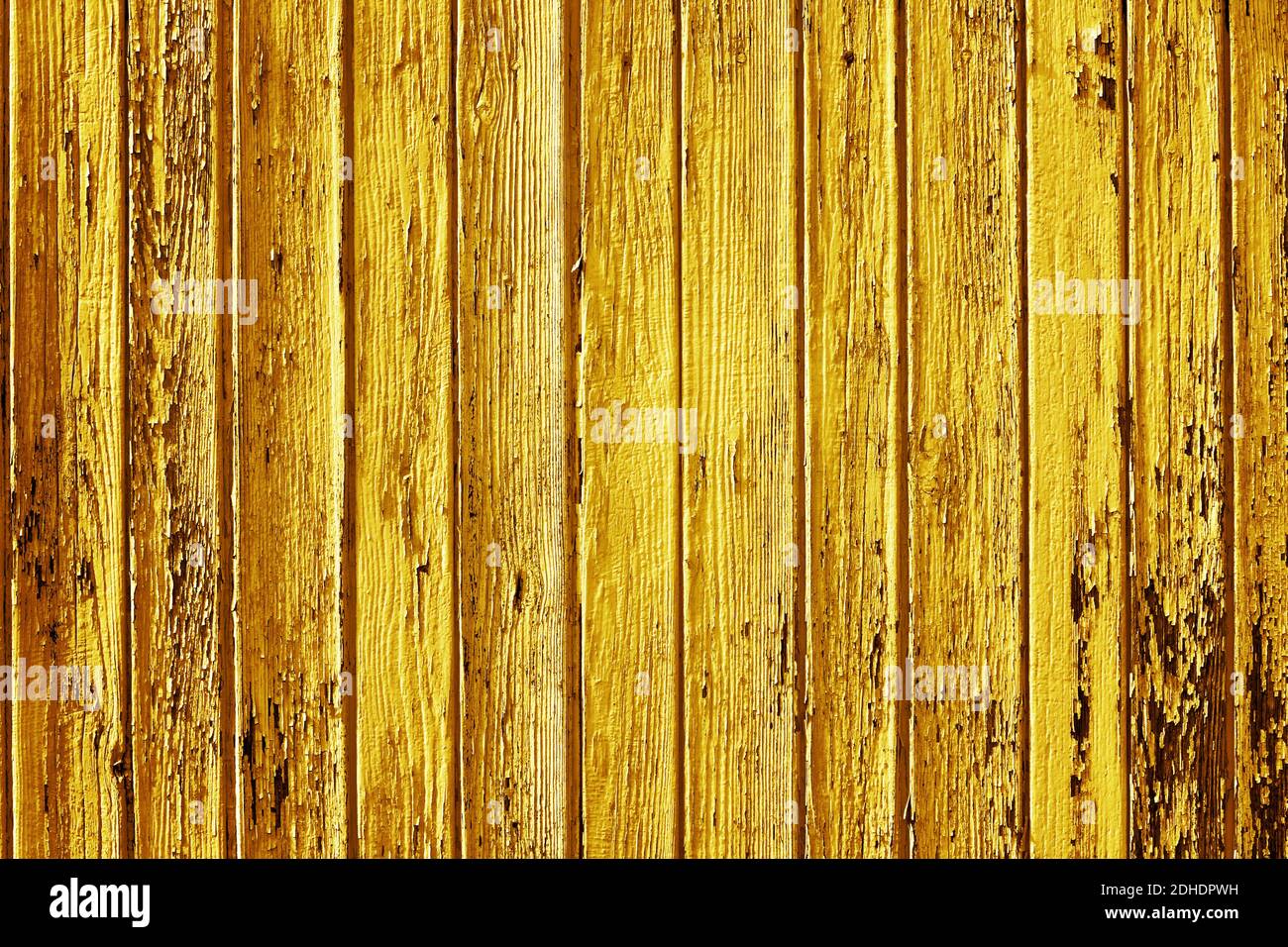 Holzrahmen in fortuna Gold Farbe Stockfoto