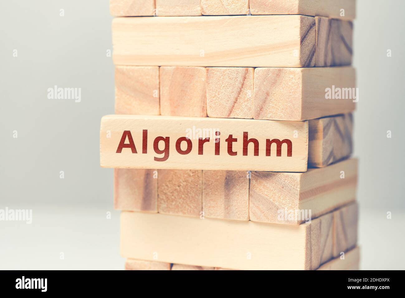 Abstraktes Konzept der Kodierung und Programmieralgorithmus Stockfoto