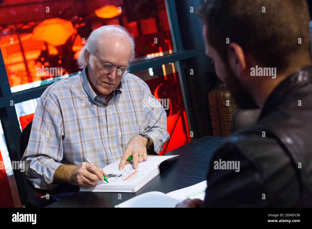 Don Rosa, Donald Ducks Schöpfer beim Comic Con Festival 2017, am 3. Tag in La Villette, Paris, Frankreich, am 29. Oktober 2017. Foto von Raphael Lafargue/ABACAPRESS.COM Stockfoto