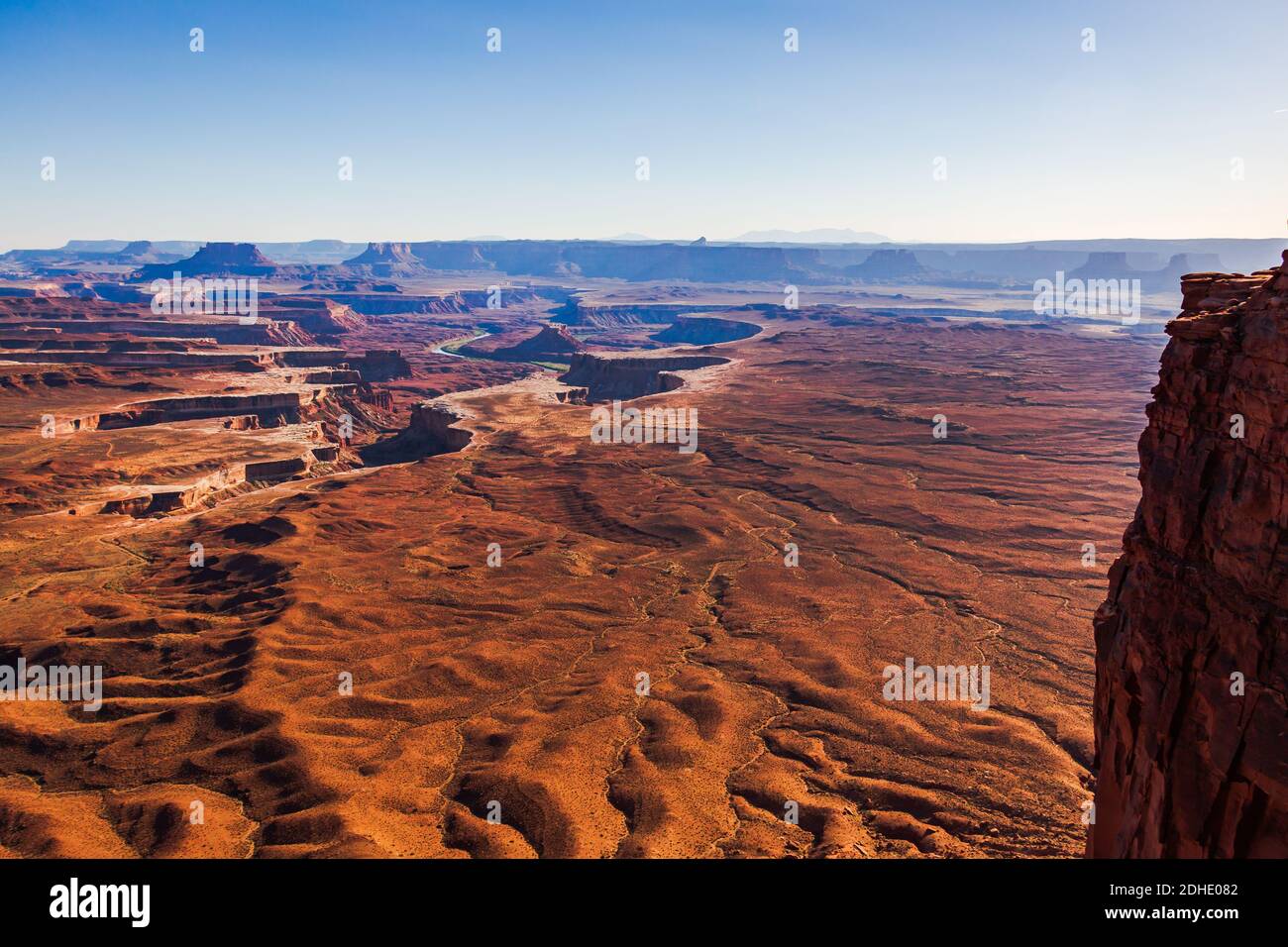 Eine wunderschöne aussicht auf. Canyonlands National Park Stockfoto