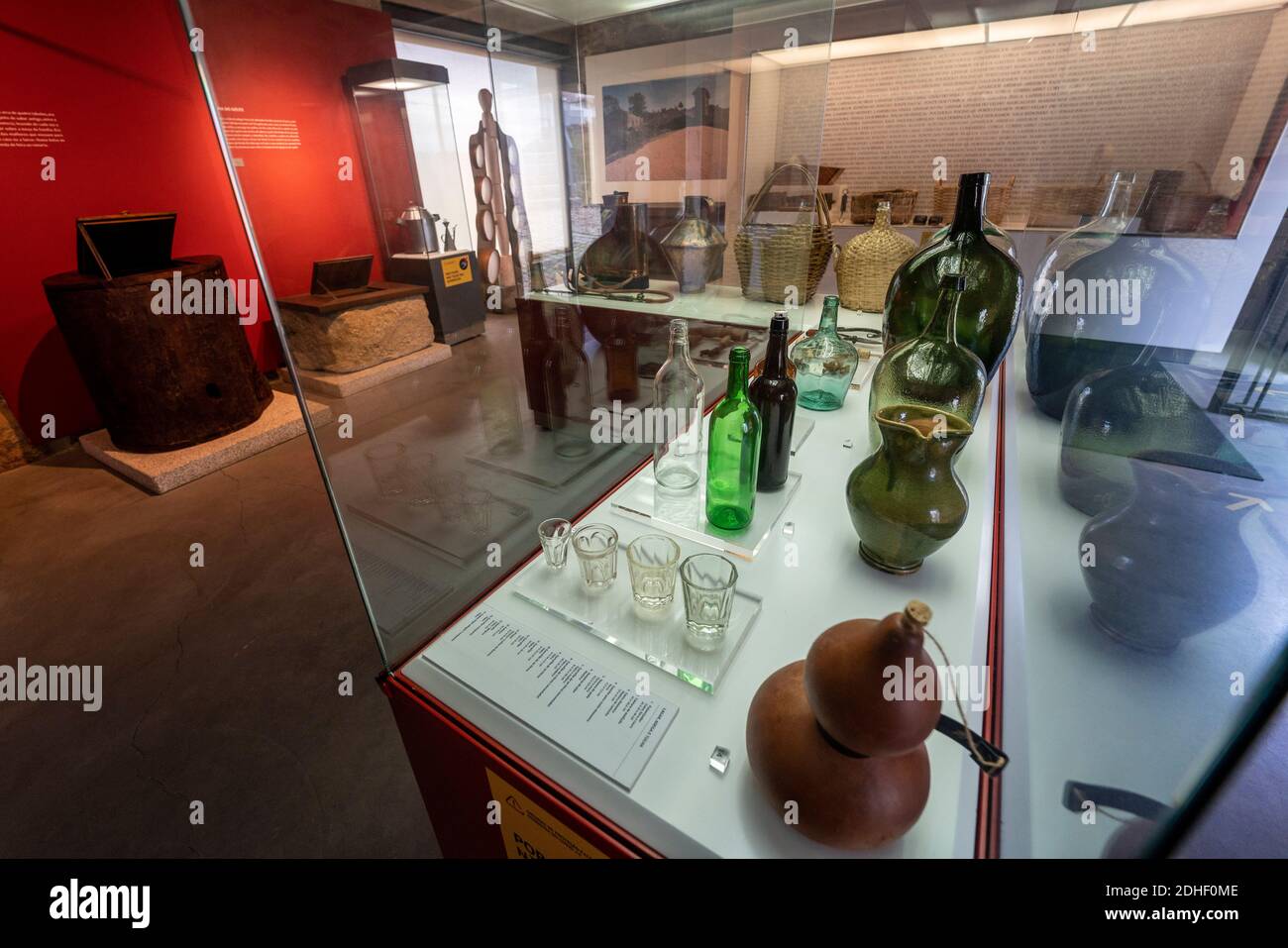 Museu do Linho de Várzea de Calde Museum in Varzea de Calde, Portugal Stockfoto