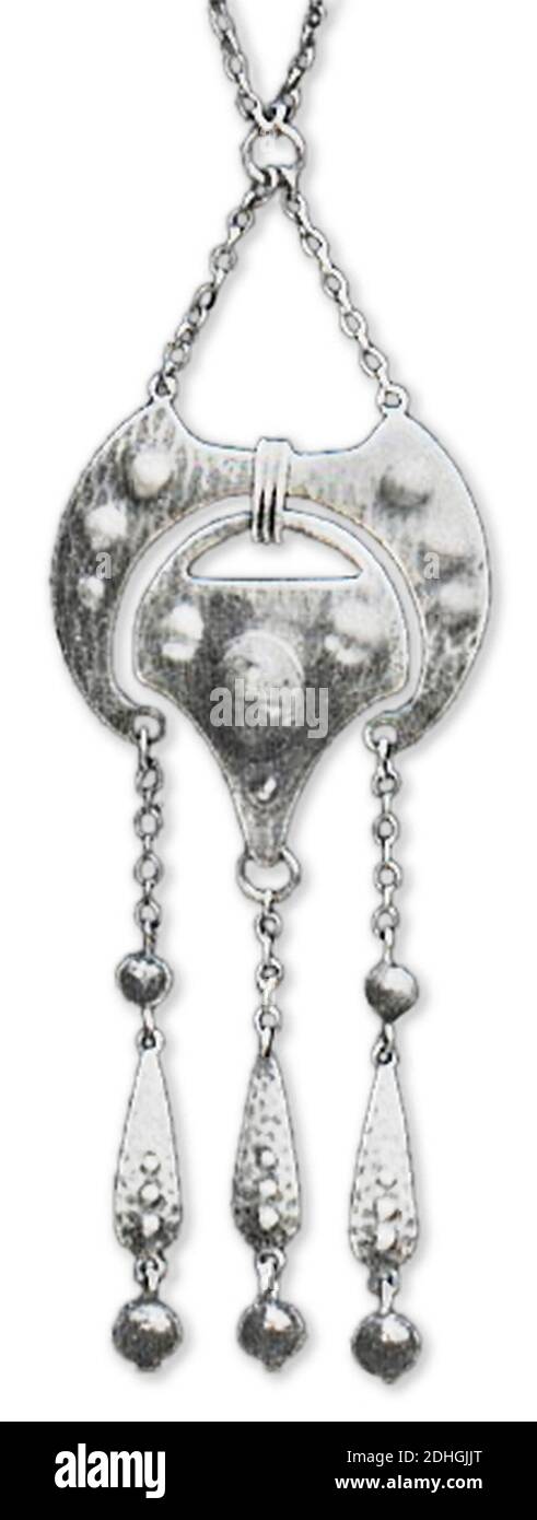 Kunstgewerbeblatt 1909 S. 86 (rechts B). Stockfoto