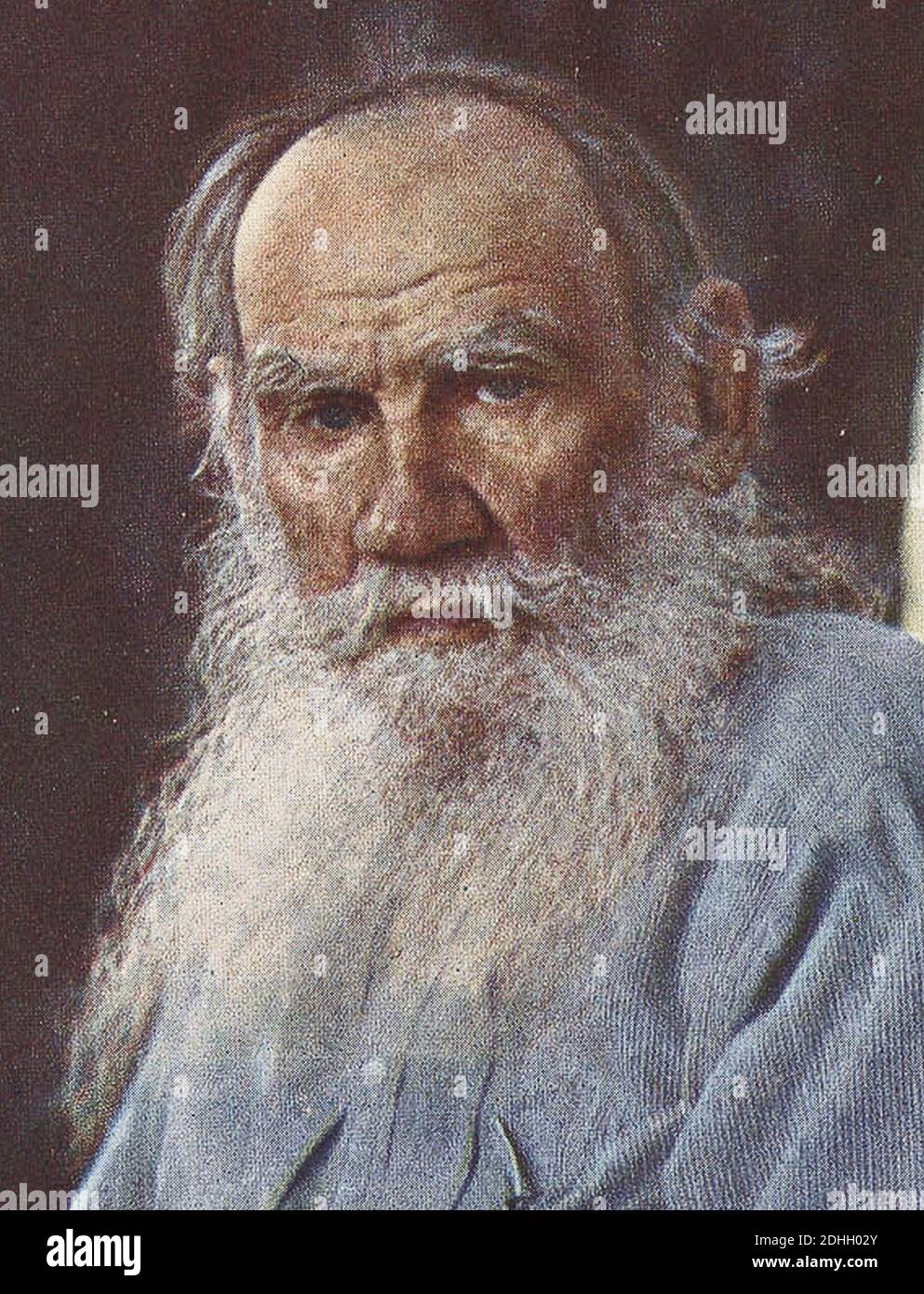 L. N. Tolstoi, von Prokudin-Gorsky (beschnitten). Stockfoto