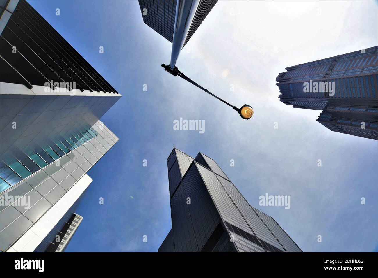 Chicago Wolkenkratzer Stockfoto