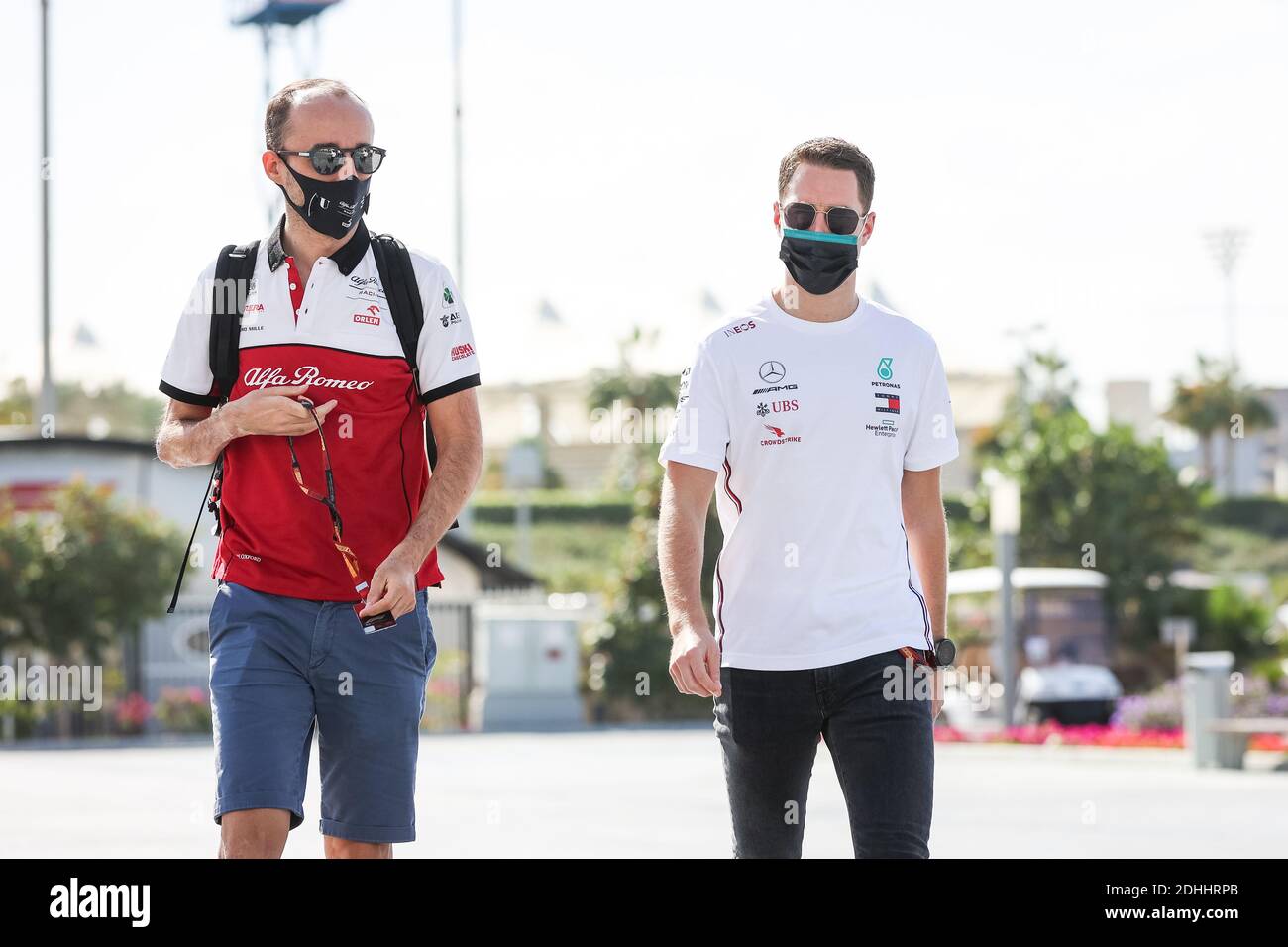 Abu Dhabi, Vereinigte Arabische Emirate. Dezember 2020. Abu Dhabi, VAE. Dezember 2020. KUBICA Robert (pol), Reservefahrer von Alfa Romeo Racing ORLEN, VANDOORNE Stoffel (bel), Reservefahrer von Mercedes AMG F1 GP, Portrait während des Formel 1 Etihad Airways Abu Dhabi Grand Prix 2020, vom 11. Bis 13. Dezember 2020 auf dem Yas Marina Circuit, In Abu Dhabi - Foto Antonin Vincent/DPPI/LM Credit: Gruppo Editoriale LiveMedia/Alamy Live News Stockfoto