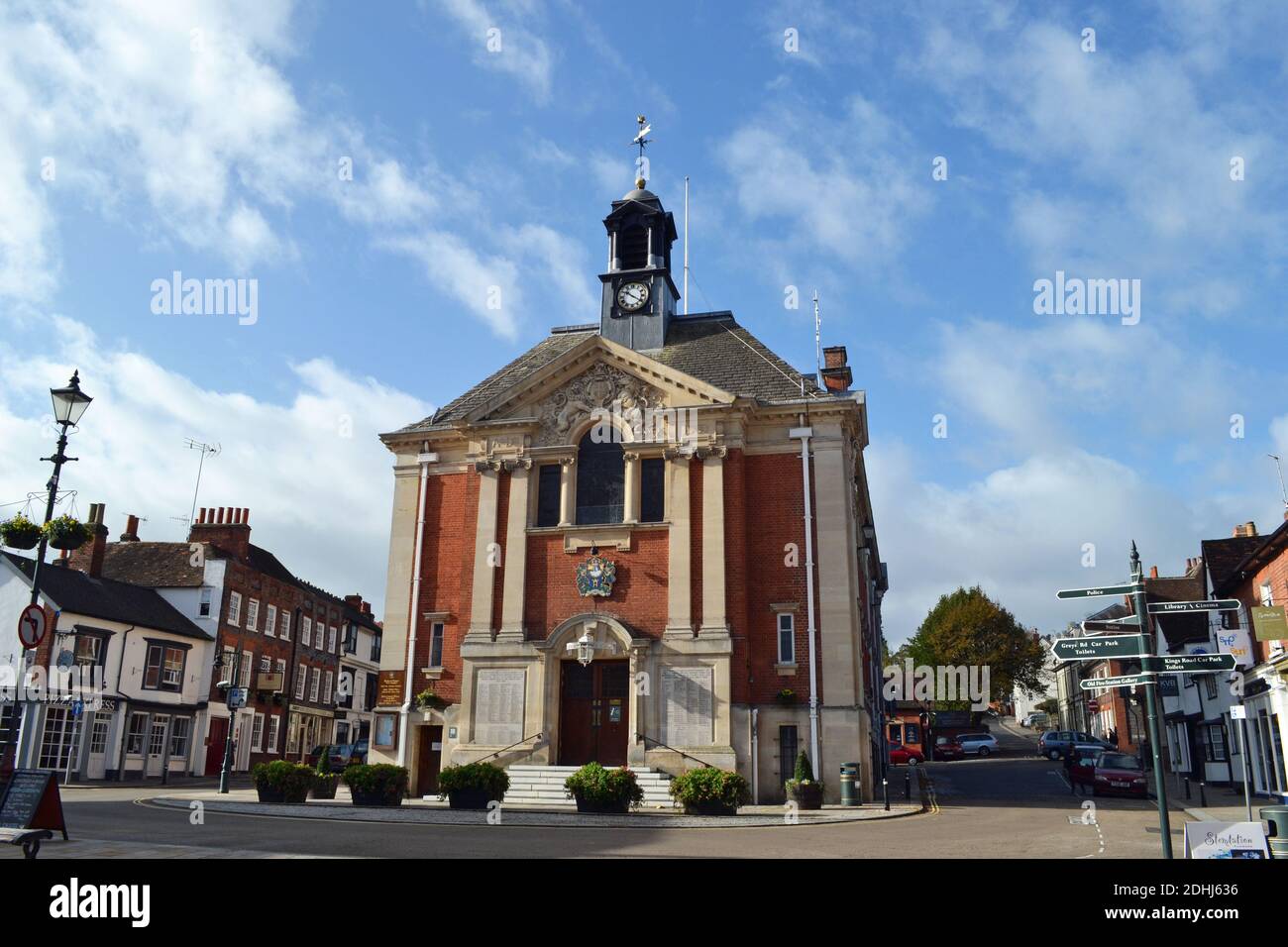 Henley Town Hall im Stadtzentrum von Henley, Oxfordshire, Großbritannien Stockfoto