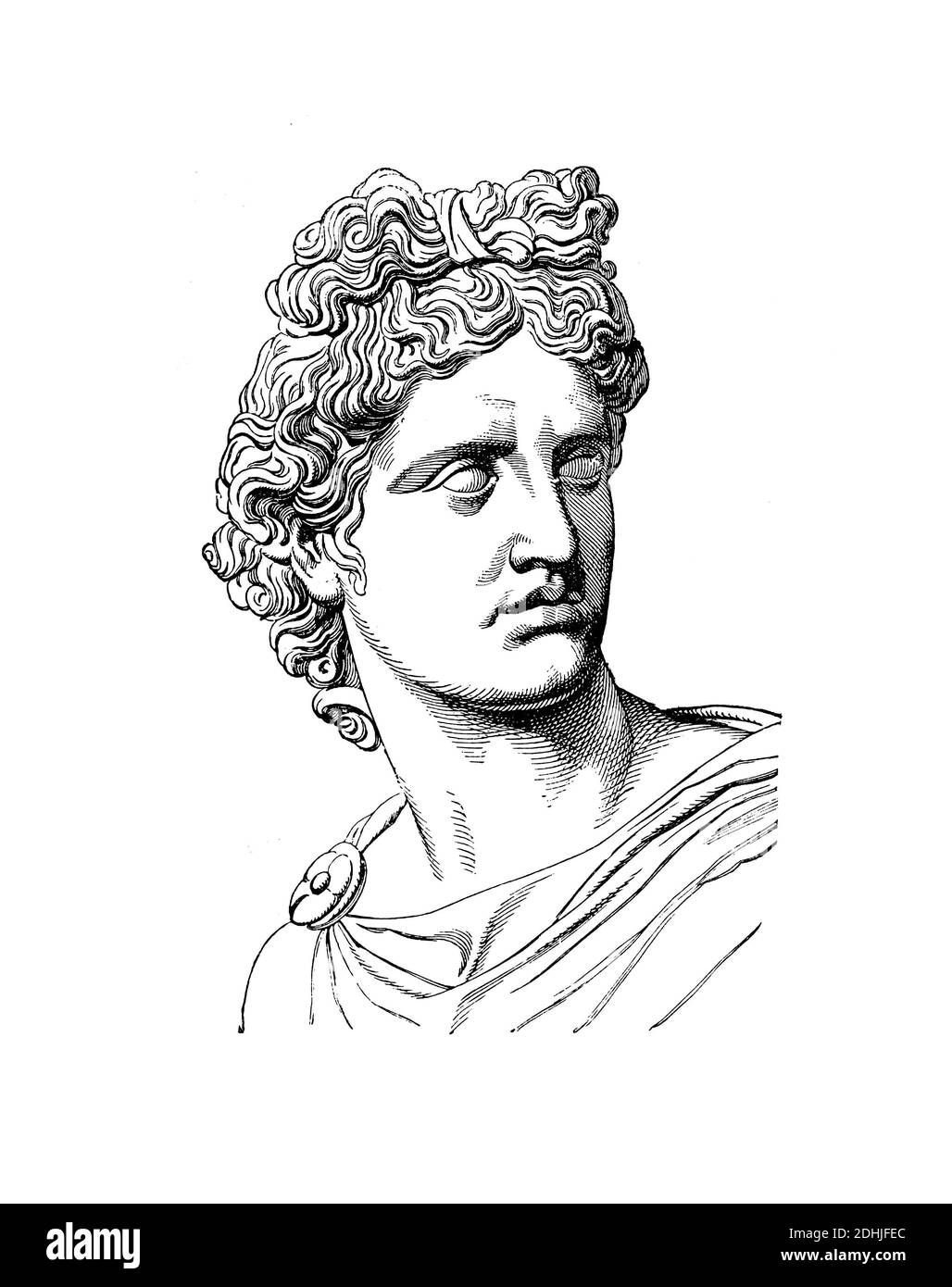 Originalkunstwerk von Phoebus Apollo, griechischer und römischer sonnengott, Medizin, Poesie etc. / . Veröffentlicht in Einer Bildgeschichte der großen Nationen der Welt“ Stockfoto