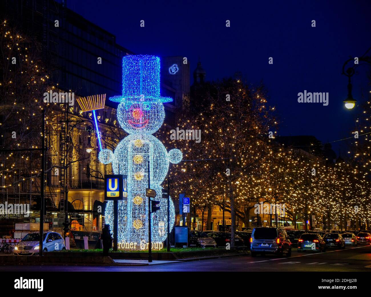 Weihnachtsbeleuchtung am Kurfürstendamm, Berlin Stockfotografie Alamy