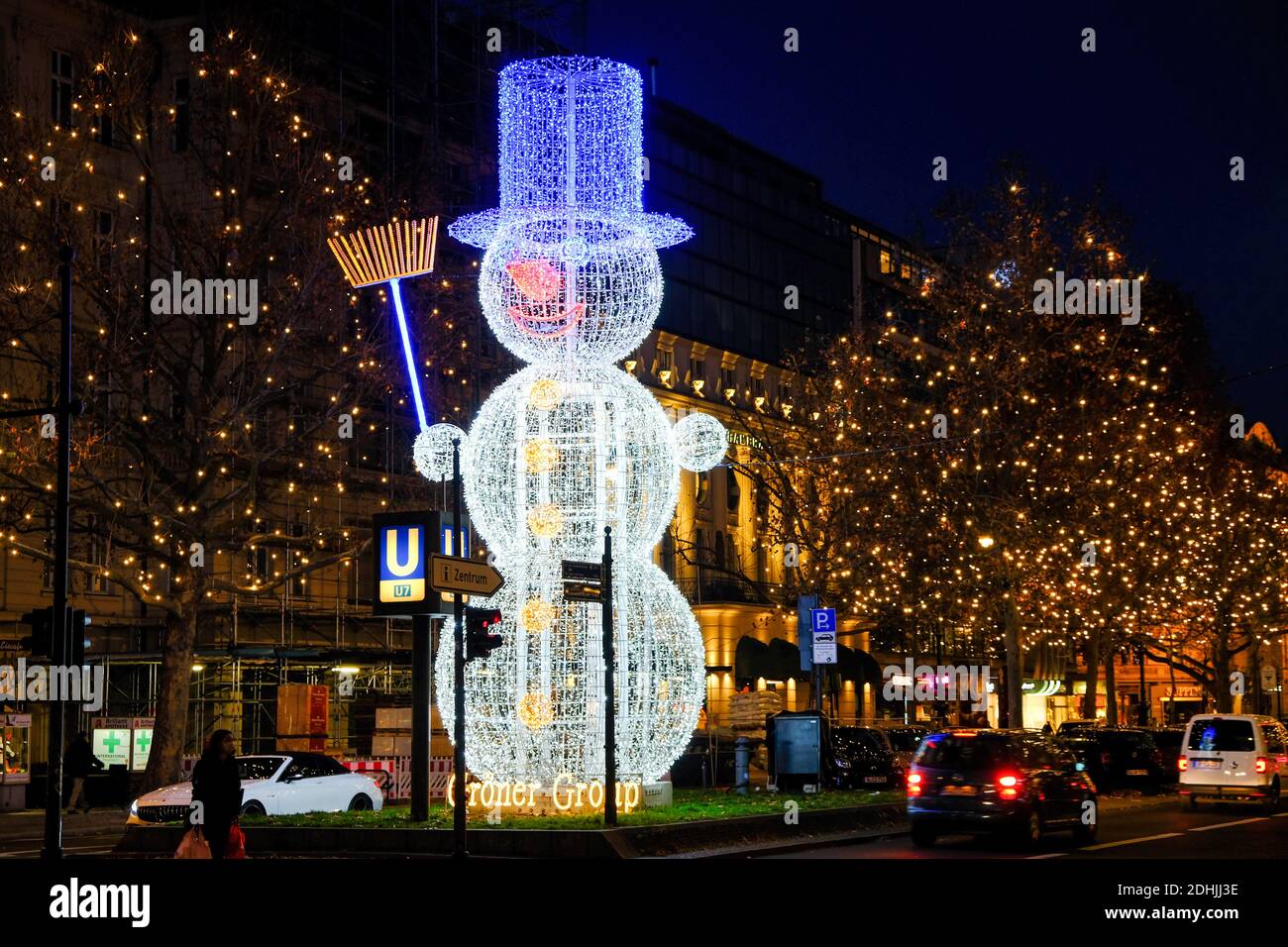 Weihnachtsbeleuchtung am Kurfürstendamm, Berlin Stockfotografie Alamy