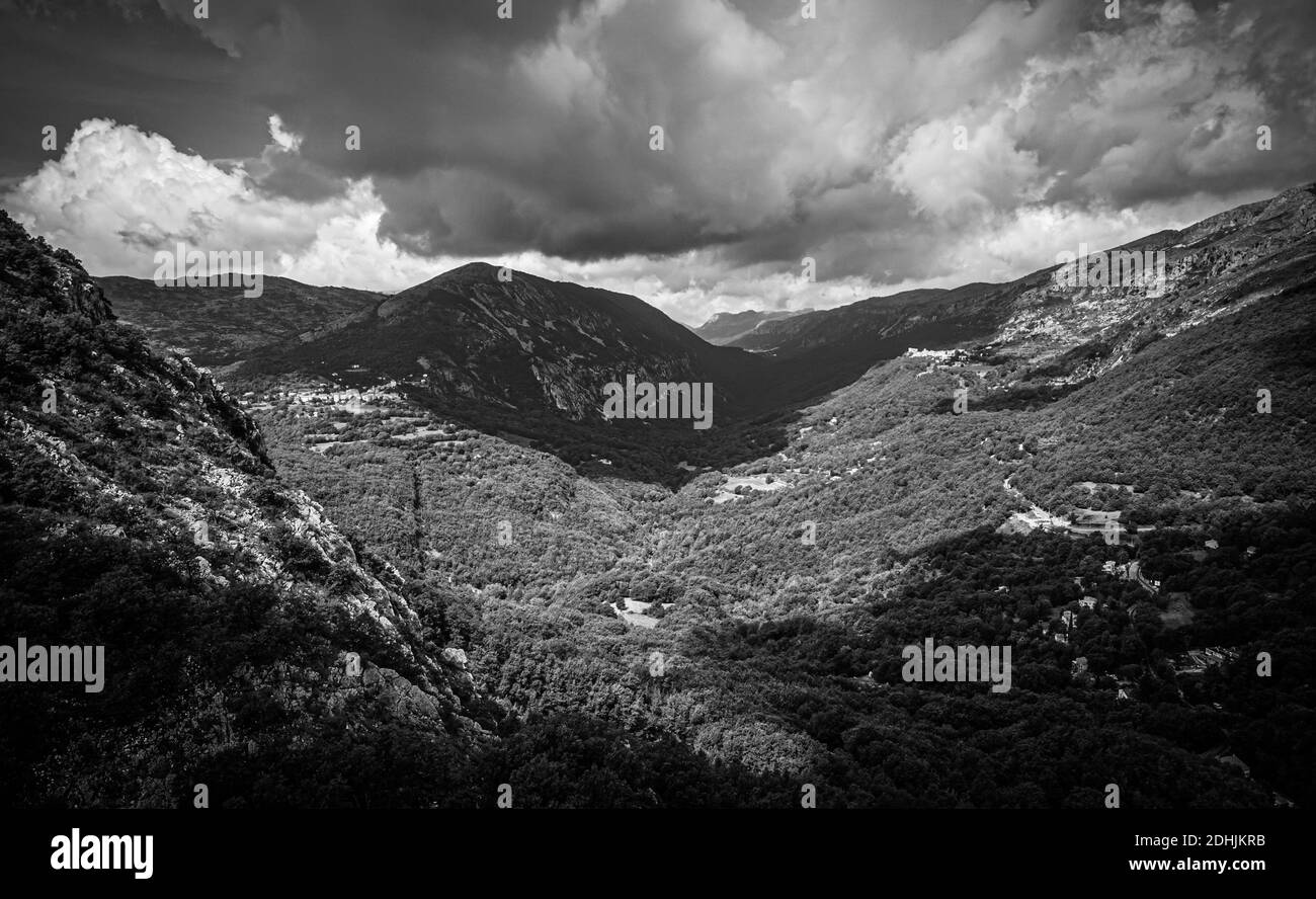 Nationalpark Prealpes d Azur in Frankreich - tolle Landschaft Stockfoto