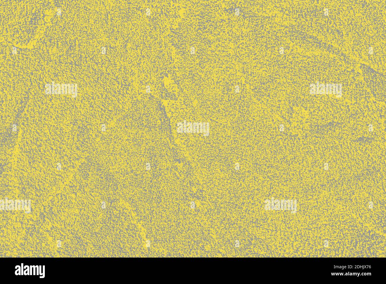 Grauer Betonhintergrund mit weißen Spritzern, Textur Trendfarbe von 2021. Stockfoto