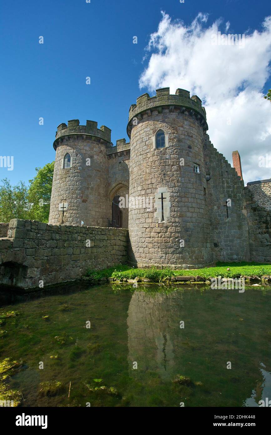 Whittington Castle in der Nähe von Oswestry Shropshire West Midlands England UK Stockfoto