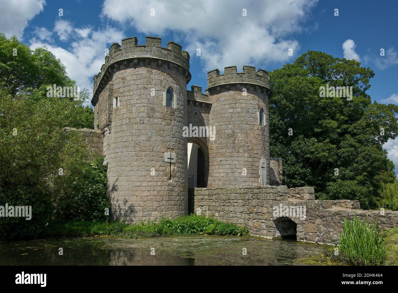 Whittington Castle in der Nähe von Oswestry Shropshire West Midlands England UK Stockfoto