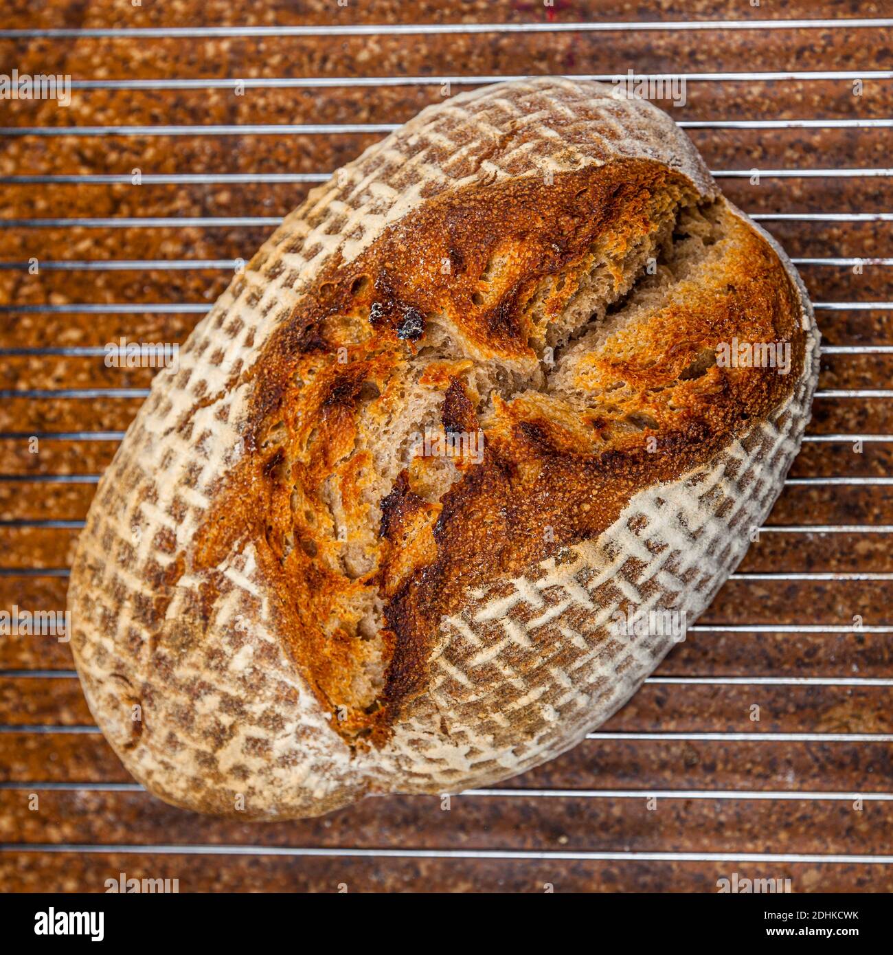 Sauerteig Brotlaib Stockfoto