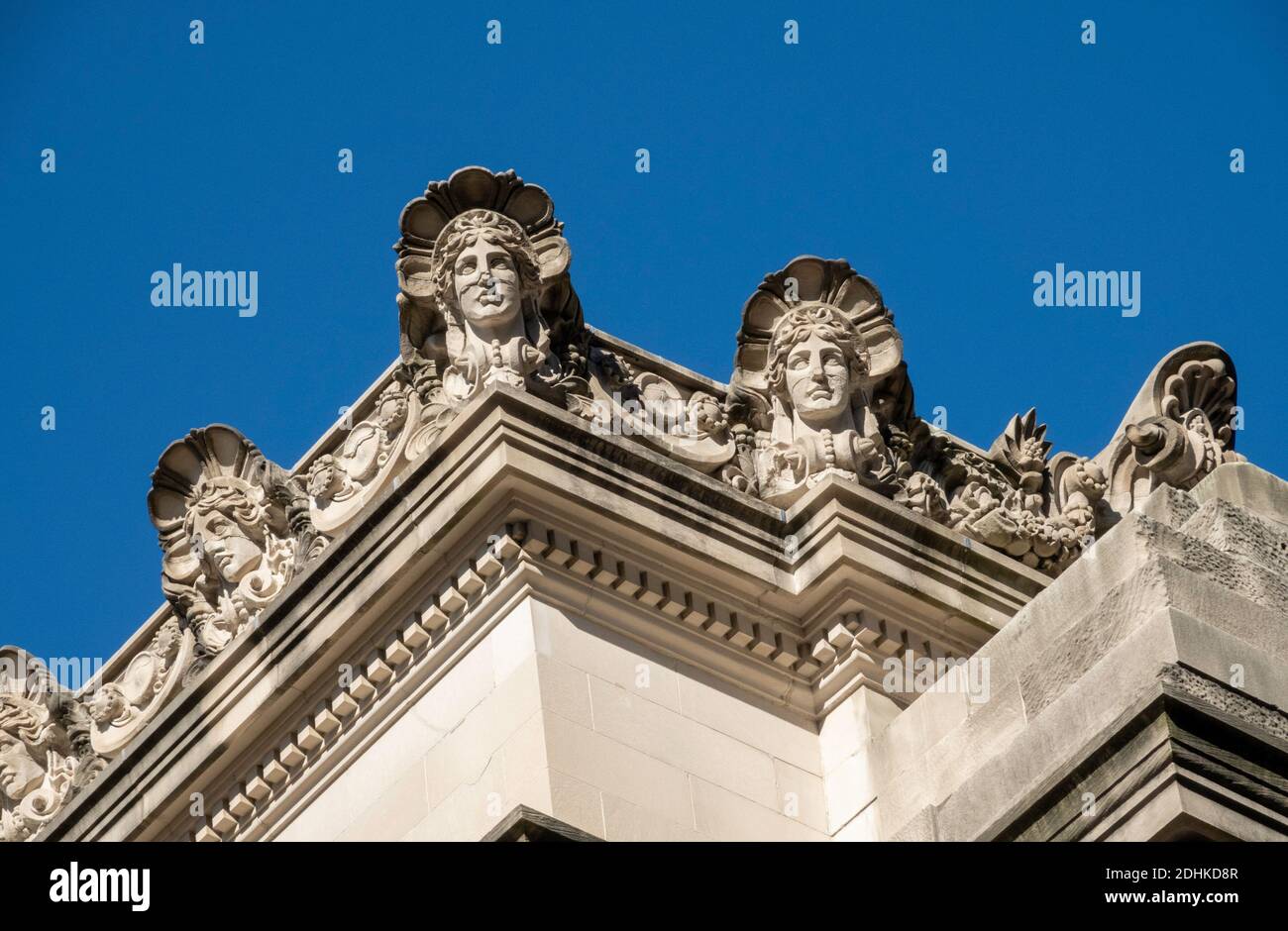 Das Metropolitan Museum of Art ist ein historisches Wahrzeichen im Beaux-Arts-Stil in New York City, USA Stockfoto