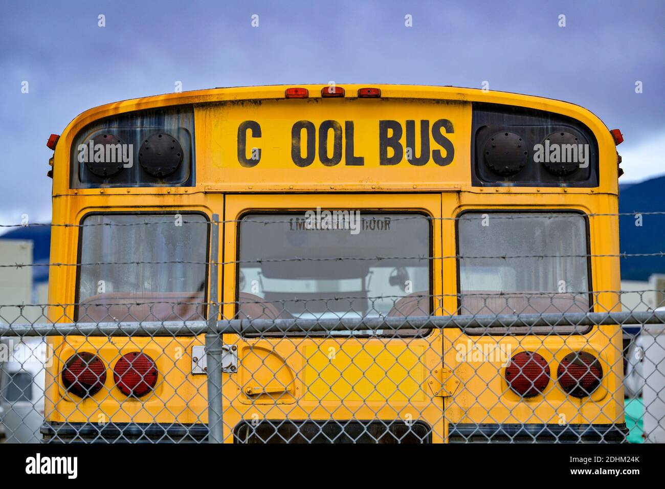 Cool Bus, Squamish, British Columbia, Kanada Stockfoto