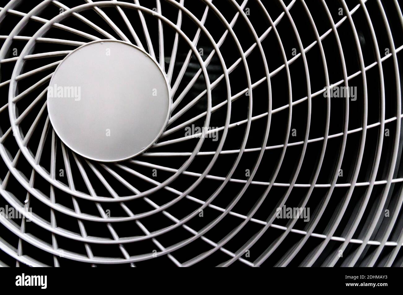 Graues Gitter mit Kreis abstrakt geometrischen Hintergrund Muster Stockfoto