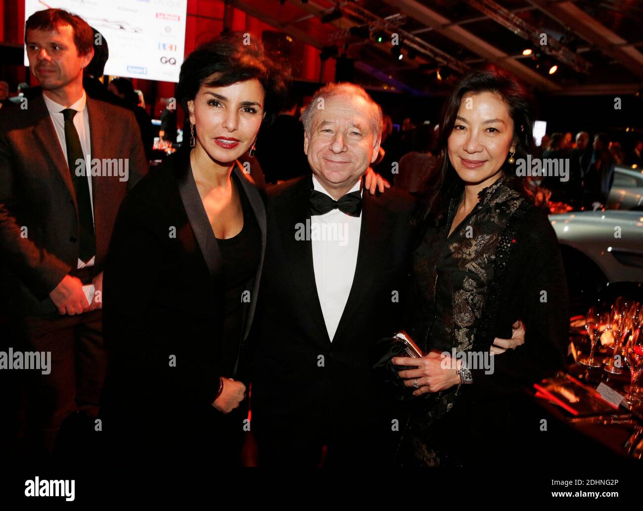 Rachida Dati, Jean Todt und seine Frau Michelle Yeoh nahmen am 27. Januar 2016 an den Concept Cars Awards im Rahmen des 31. Internationalen Automobilfestivals in Paris, Frankreich, Teil. Foto von Jerome Domine/ABACAPRESS.COM Stockfoto