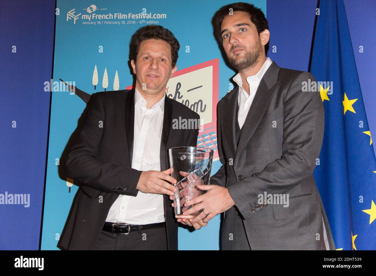 Aton Soumache et Dimitri Rassam reçoivent le French Cinema Award Pour le succès à lÂÂ’international du Petit Prince - LE QUAI D'ORSAY ET UNIFRANCE DEVOILENT LES CHIFFRES DU CINEMA FRANCAIS Ein L'INTERNATIONAL Foto von Nasser Berzane/ABACAPRESS.COM Stockfoto