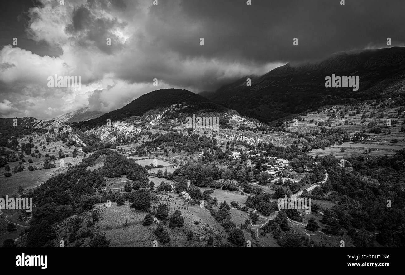 Nationalpark Prealpes d Azur in Frankreich - tolle Landschaft Stockfoto