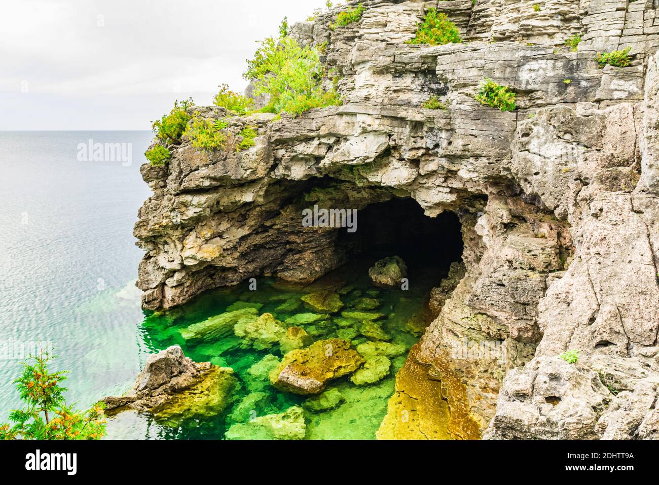 The Grotto Bruce Peninsula National Park Tobermory Ontario Kanada Stockfoto