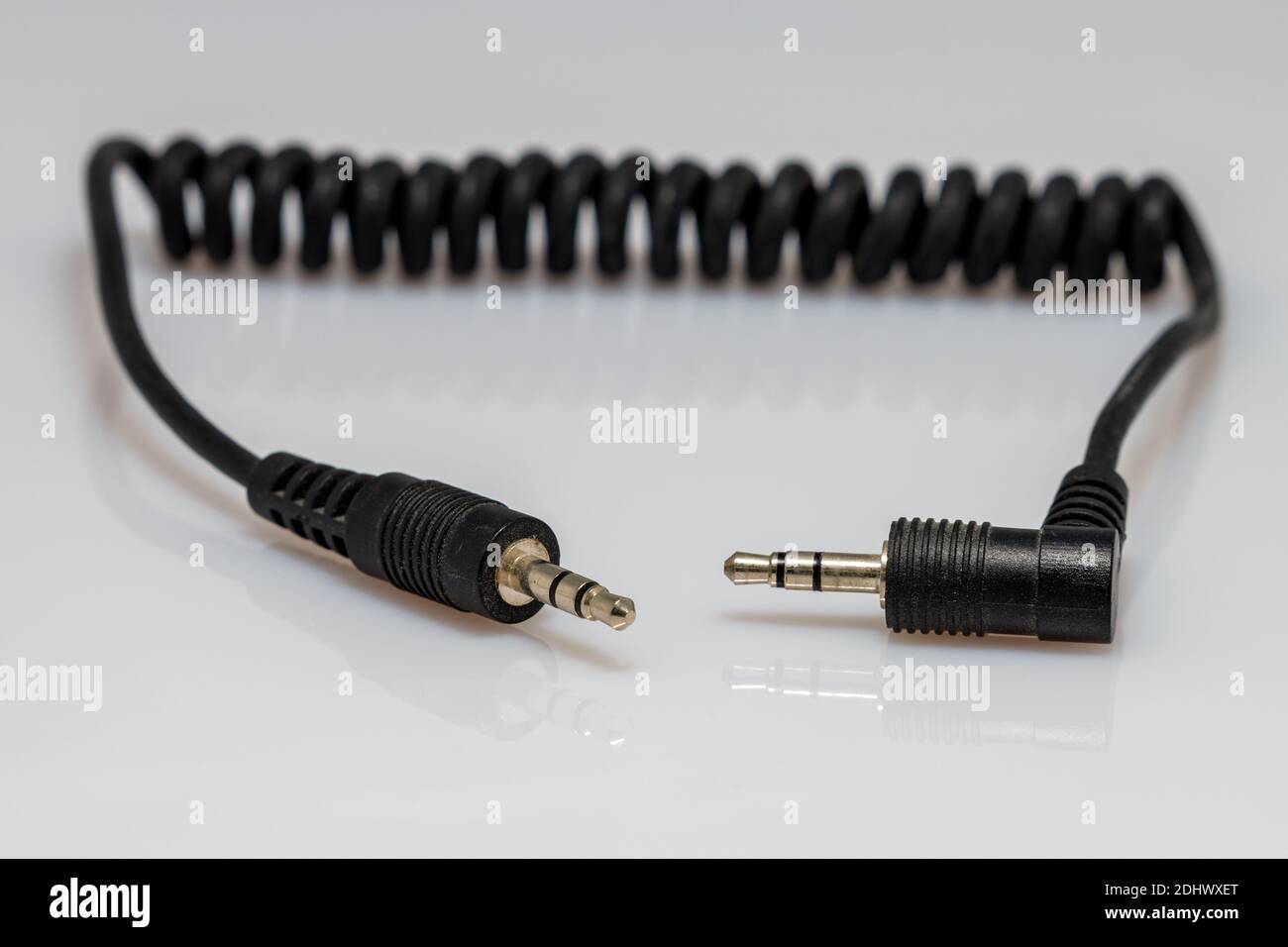 Audio-Video-Kabel mit Stecker Stockfoto Audio-Video-Kabel mit Stecker Stockfoto