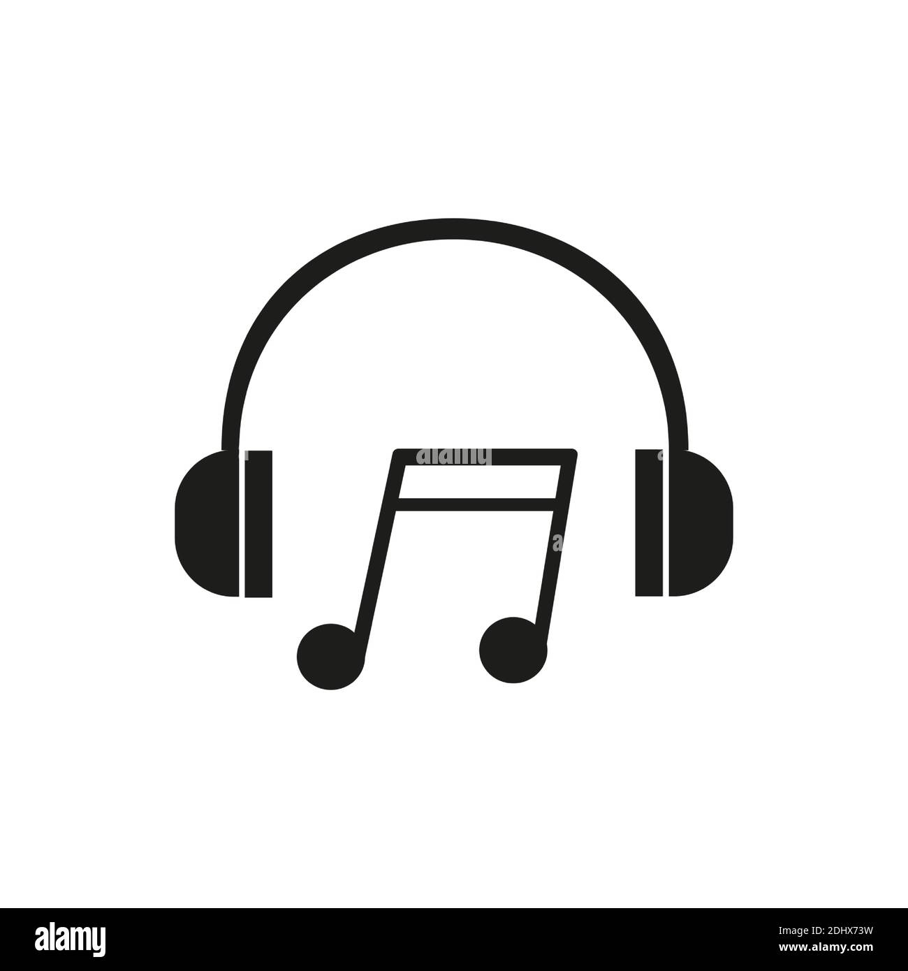 Music Hits Icon Element von Music Icon für mobile Konzept und Web-Apps. Thin Line Musik Hits Icon kann für Web und mobile verwendet werden. Premium-Symbol auf Weiß Stock Vektor