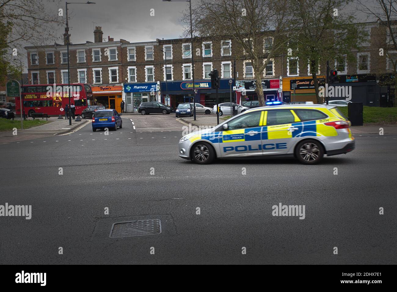 Großbritannien / England /London /die Stände in der Church Road sind die am stärksten benachteiligten Gebiete Londons. Stockfoto