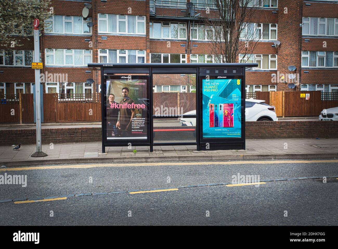 Großbritannien / England /London /die Stände in der Church Road sind die am stärksten benachteiligten Gebiete Londons. Stockfoto