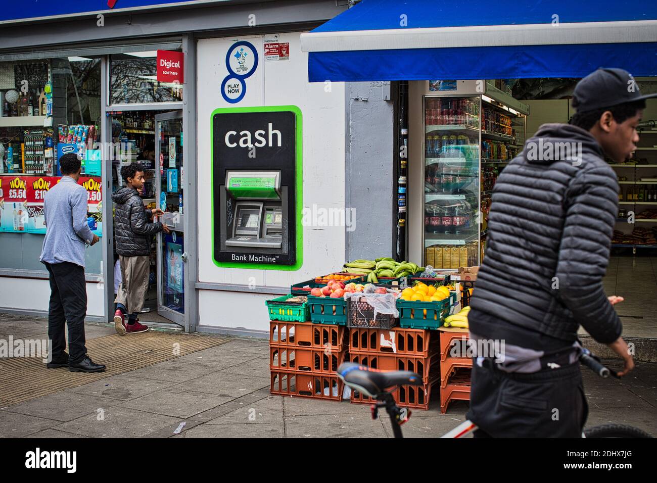 Großbritannien / England /London /die Stände in der Church Road sind die am stärksten benachteiligten Gebiete Londons. Stockfoto